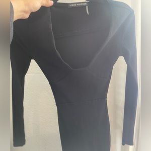 Naked wardrobe black mini dress